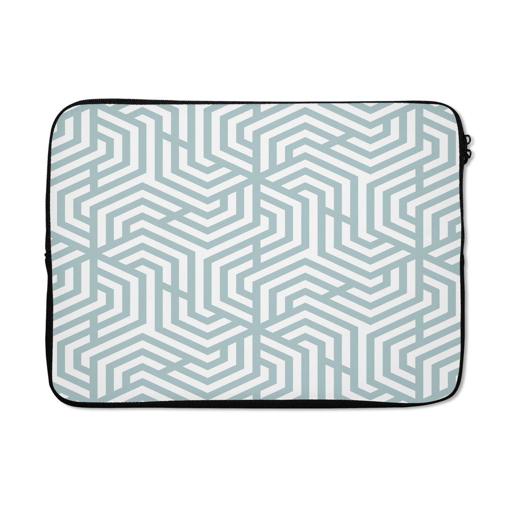 MuchoWow Laptop Hülle 13 Zoll Muster - Abstrakt - Dreieck - Geometrie Laptoptasche - Laptophülle - Sleeve - Rundumschutz