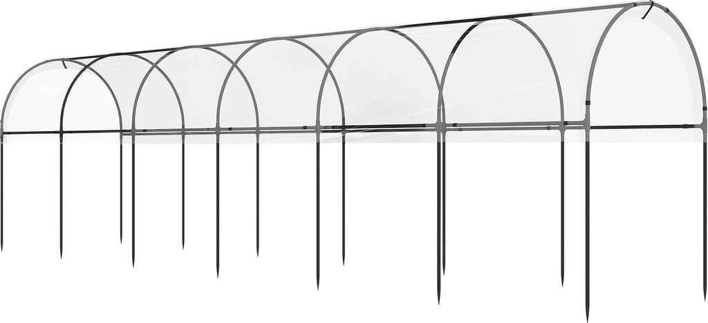 Outsunny Serre de jardin, serre à tomates, bâche renforcée, Image du produit 
