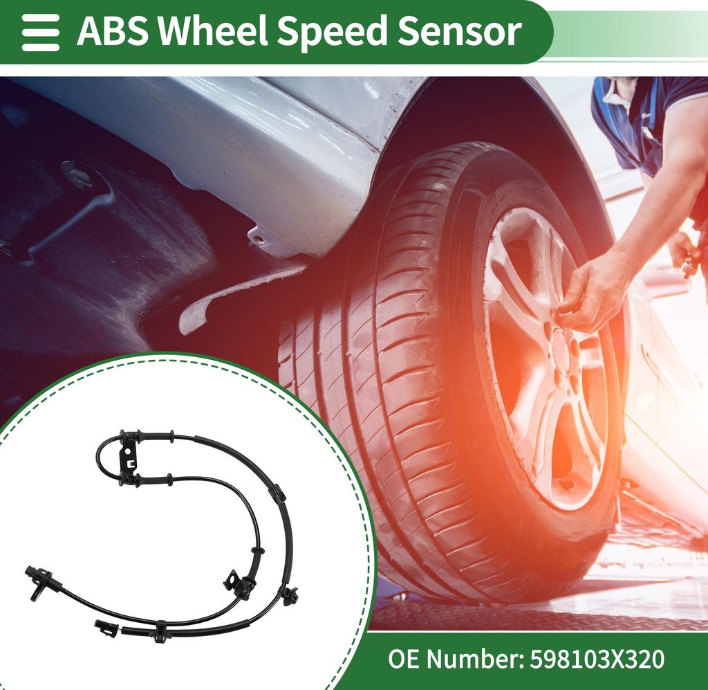 ABS Raddrehzahlsensor Vorne Links ABS Sensor Antiblockiersystem Sensor Nr. 598103X320 für Hyundai Elantra 2012-2016
