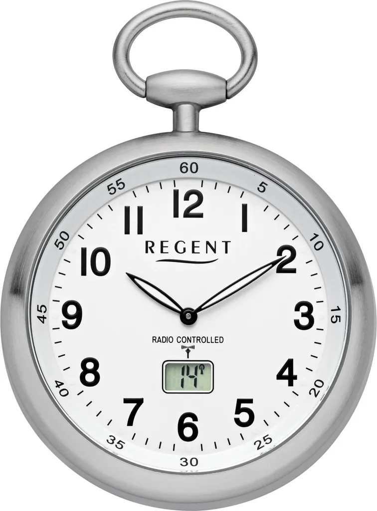 Montre Homme Regent PR-001 - Garde-temps Classique en Acier Argenté