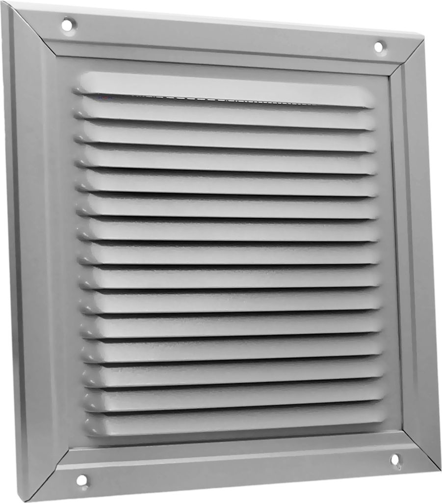 Lüftungsgitter LG 2020 MGS-AL Lamellengitter Alu 200 x 200 mm