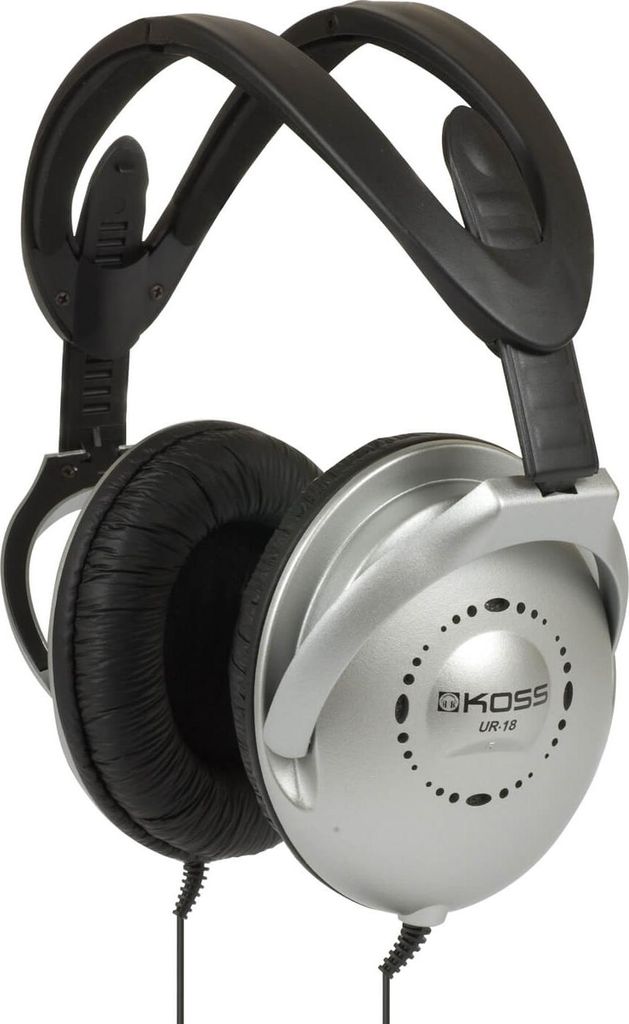 KOSS Kopfhörer UR18 Over Ear Silber
