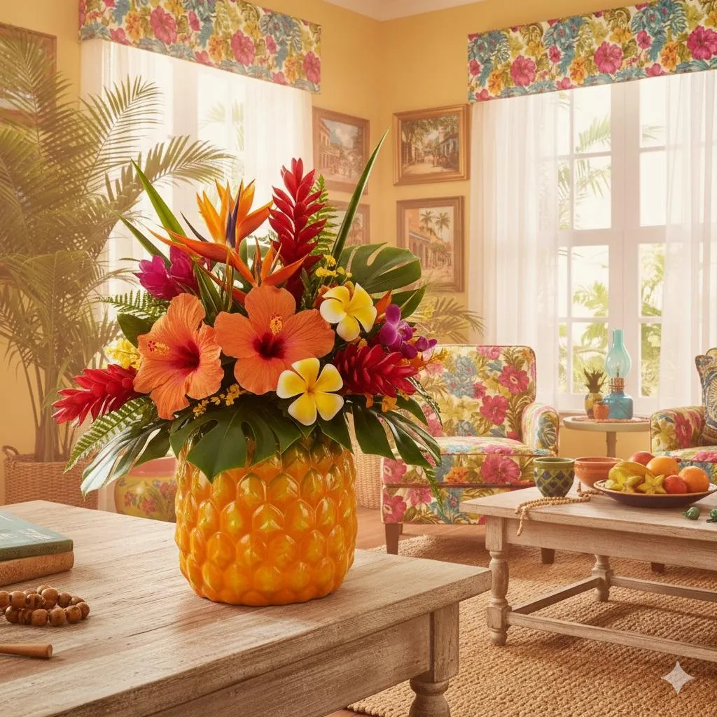 Vase ananas en céramique pour centre de table de mariage et buffet - 4