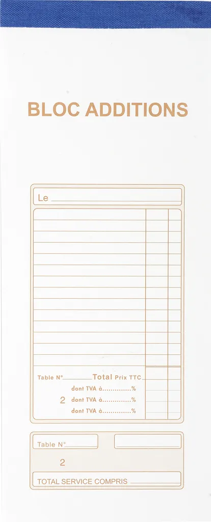 Finies les Notes Illisibles : Pack 10 Blocs Addition Exacompta Perforés