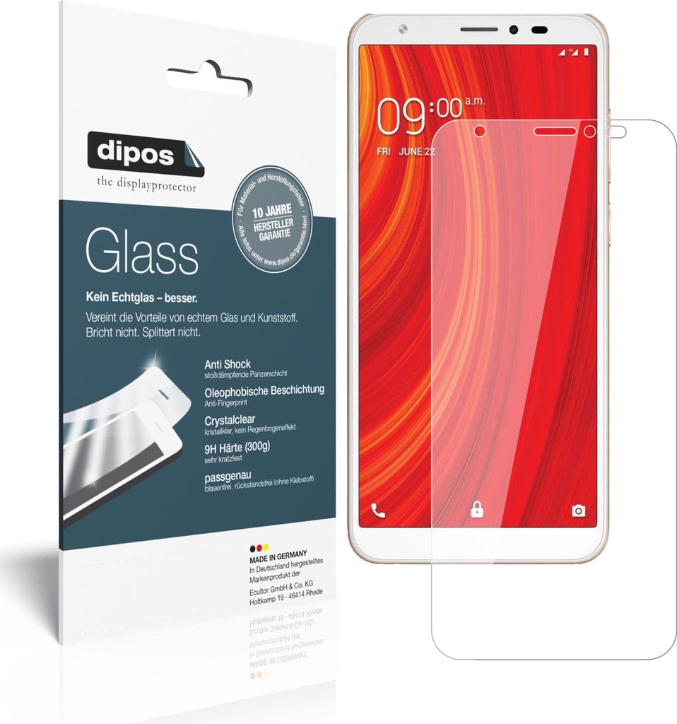 Schutzfolie für Lava Z61 Folie Anti-Shock 9H Displayschutz Displayfolie