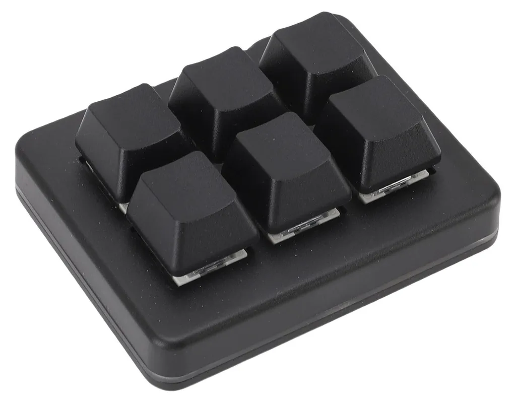 Clavier gaming macro 6 touches programmable sans fil 2,4G et Bluetooth - 2