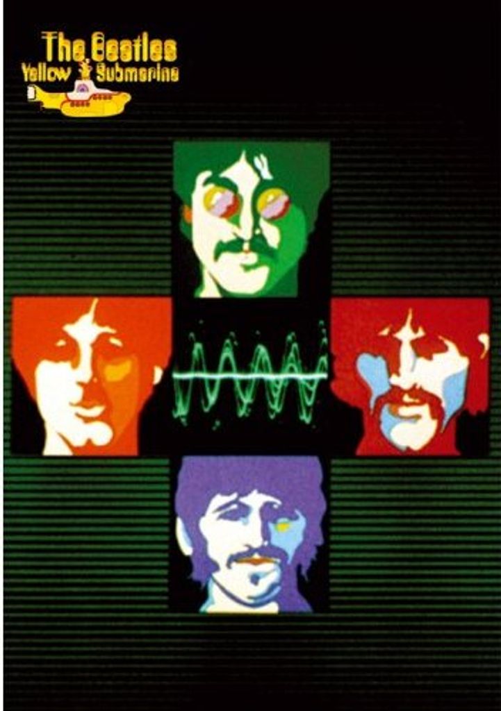 Die Beatles - Gelbes U-Boot Meer der Wissenschaft Postkarte