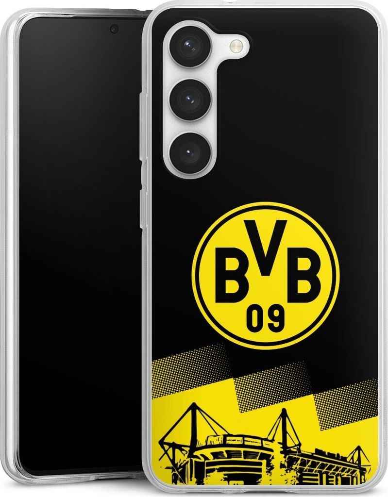 DeinDesign Handyhülle für Samsung Galaxy S23 Silikon Hülle Case Smartphone Schutzhülle BVB Borussia Dortmund Stadion