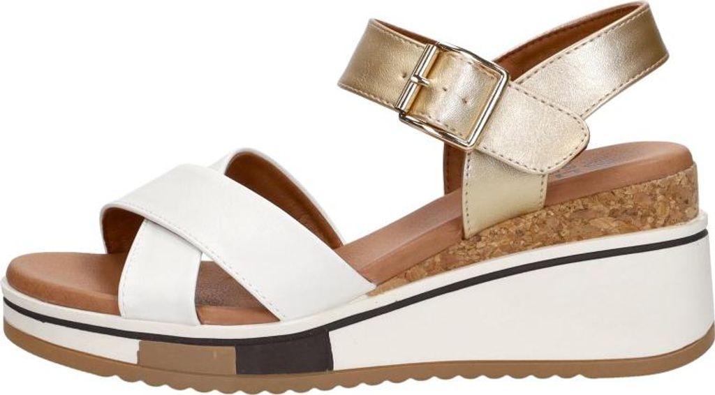 SUB55 Sandalen Hak Sandalen Hak - Goudkleur - Maat 37