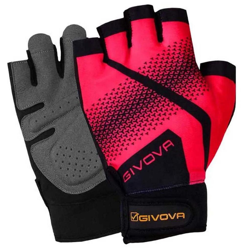 Givova Gym Trainingshandschuhe Fuxia-schwarz Pink