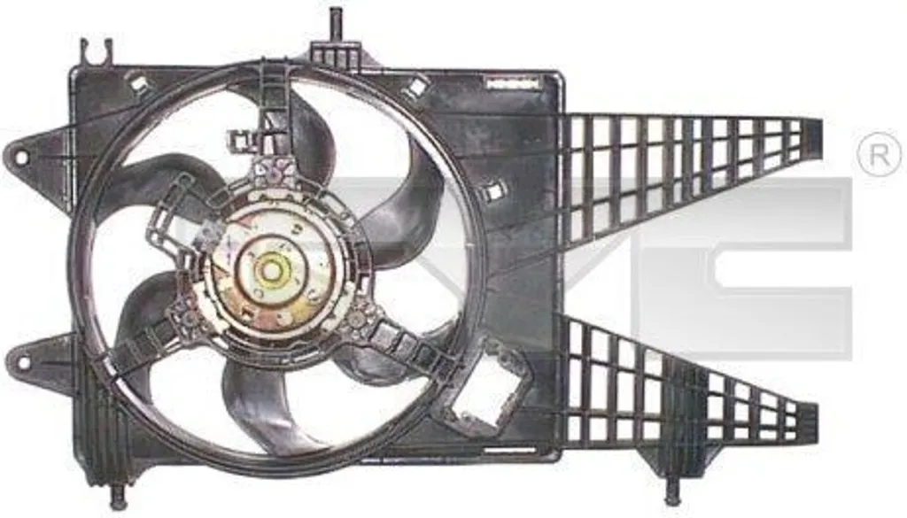 Ventilateur radiateur 12V TYC 809-1015 haute performance OE 51708004