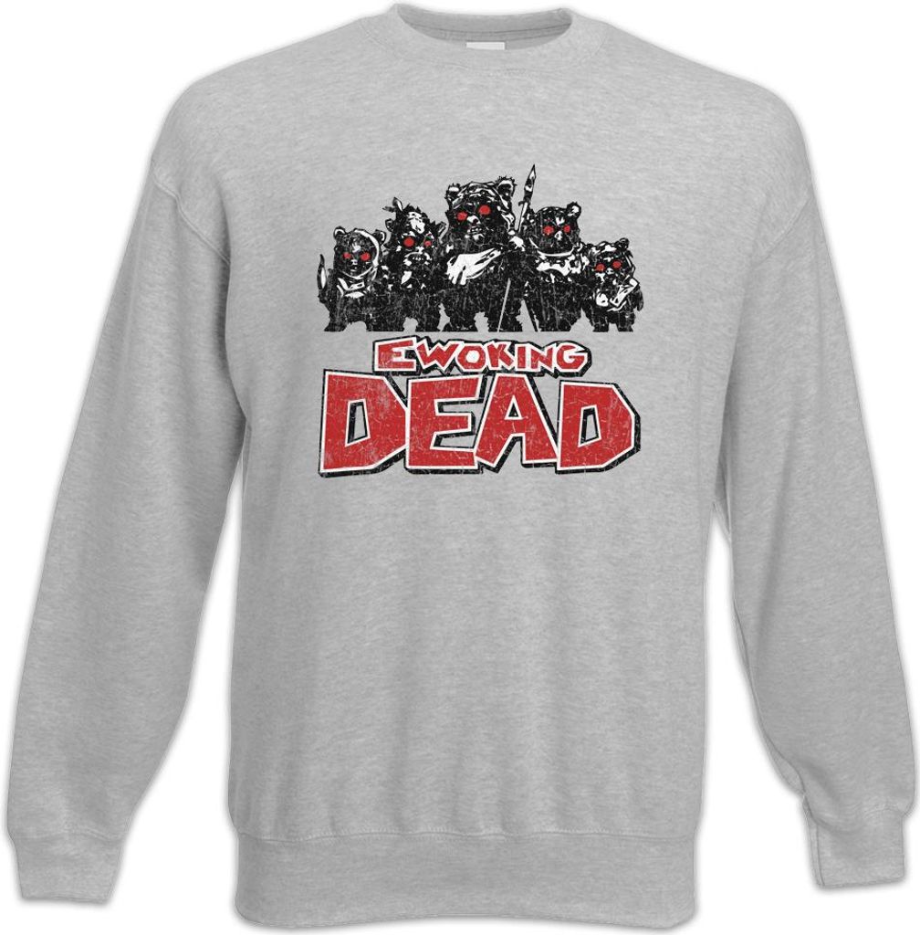 Urban Backwoods Ewoking Dead, Sweatshirt, Farbe: Hellgrau, Größe: 3XL