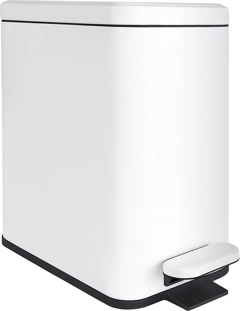 Poubelle Slim 10L à fermeture douce - Mécanisme silencieux et robuste