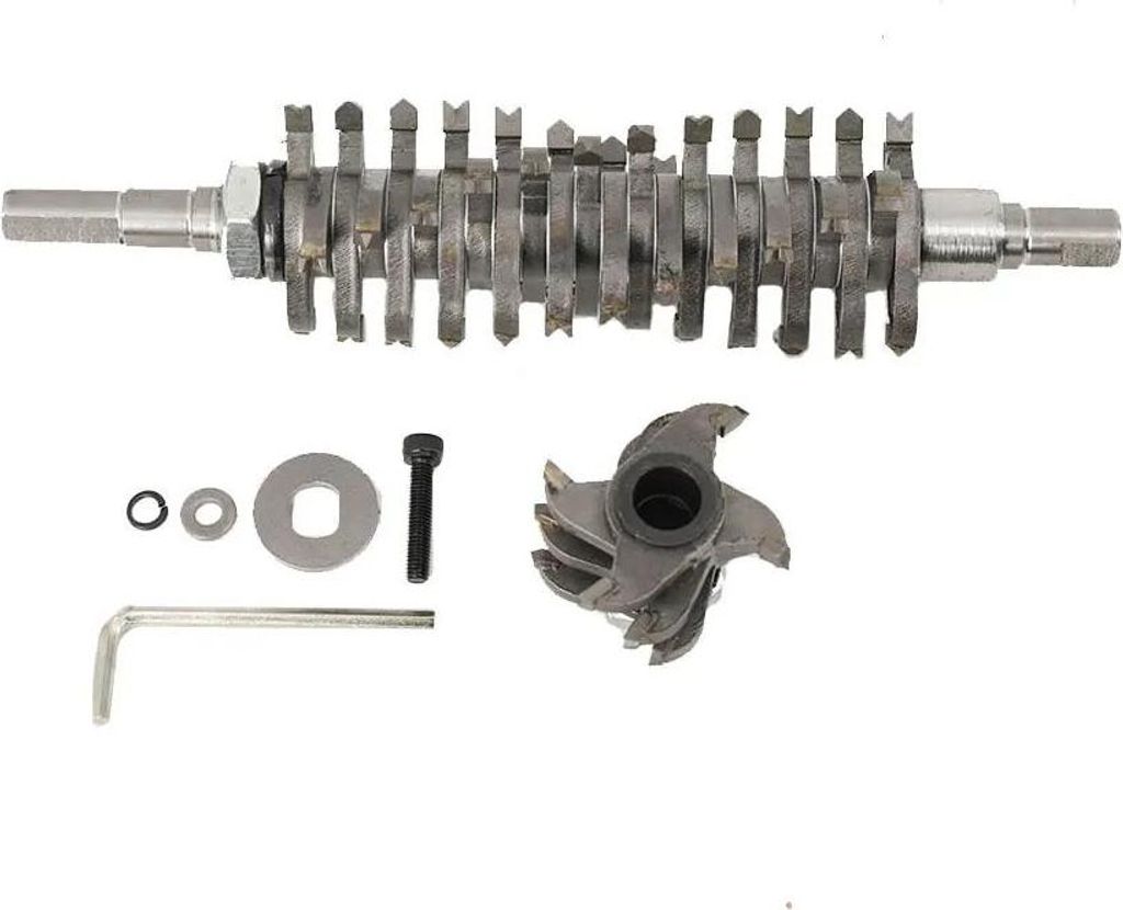 Ersatzklinge Betonschleifer - Hartmetall-Frässcheibe 12 cm - Für harte Oberflächen - 24 Schneiden - Für Wandschleifen - Schokoladenbraun