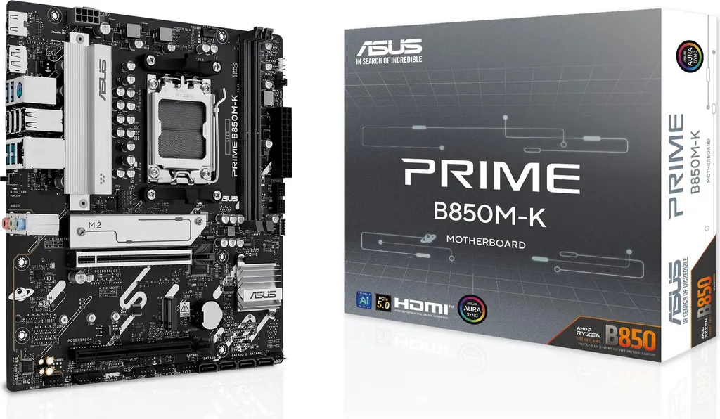 Carte mère Micro-ATX ASUS PRIME B850M-K pour Processeur AMD AM5