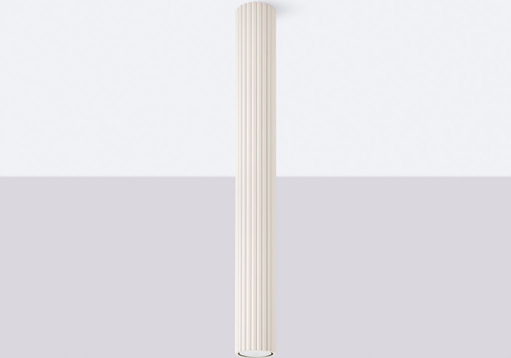 Plafond KARBON 60 beige 1xGU10 10W Aluminium 60x6.5x6.5cm Sollux Lighting