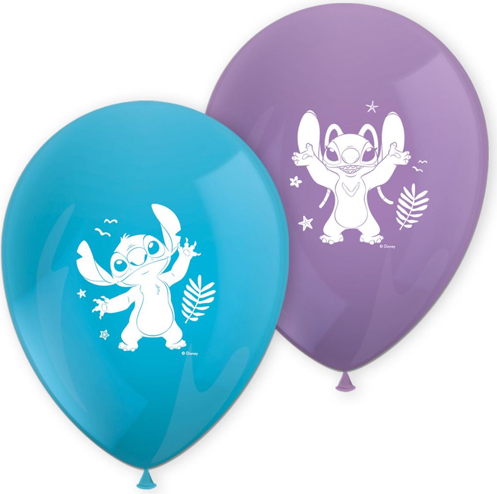 Stitch - 8 Luftballons - ca. Ø 21 cm Produktbild 