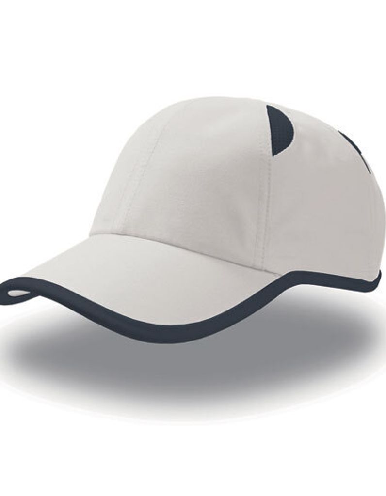 Gym sports Cap / Kappe / Mütze - Farbe: White/Navy - Größe: One Size