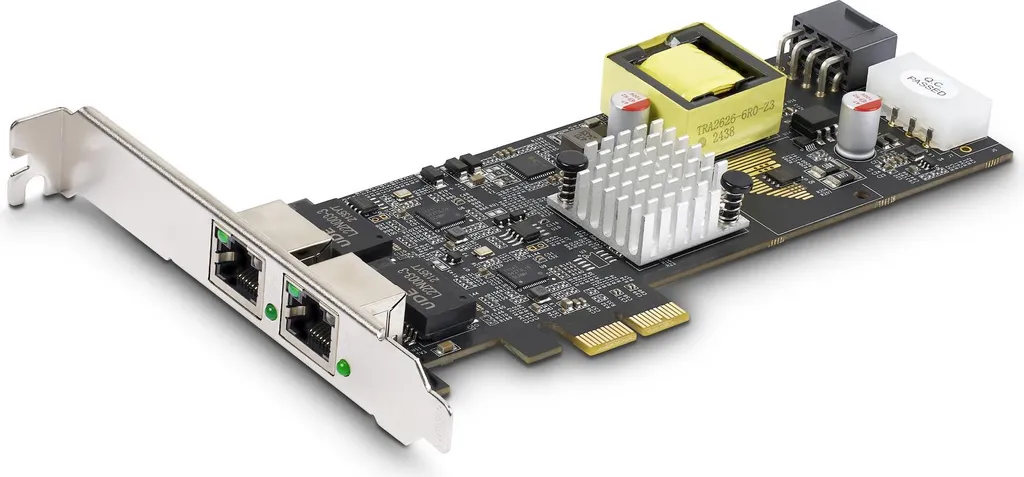 Carte Double Port 2.5Gbps PoE+ Intel I225-V pour Serveur et NAS Pro