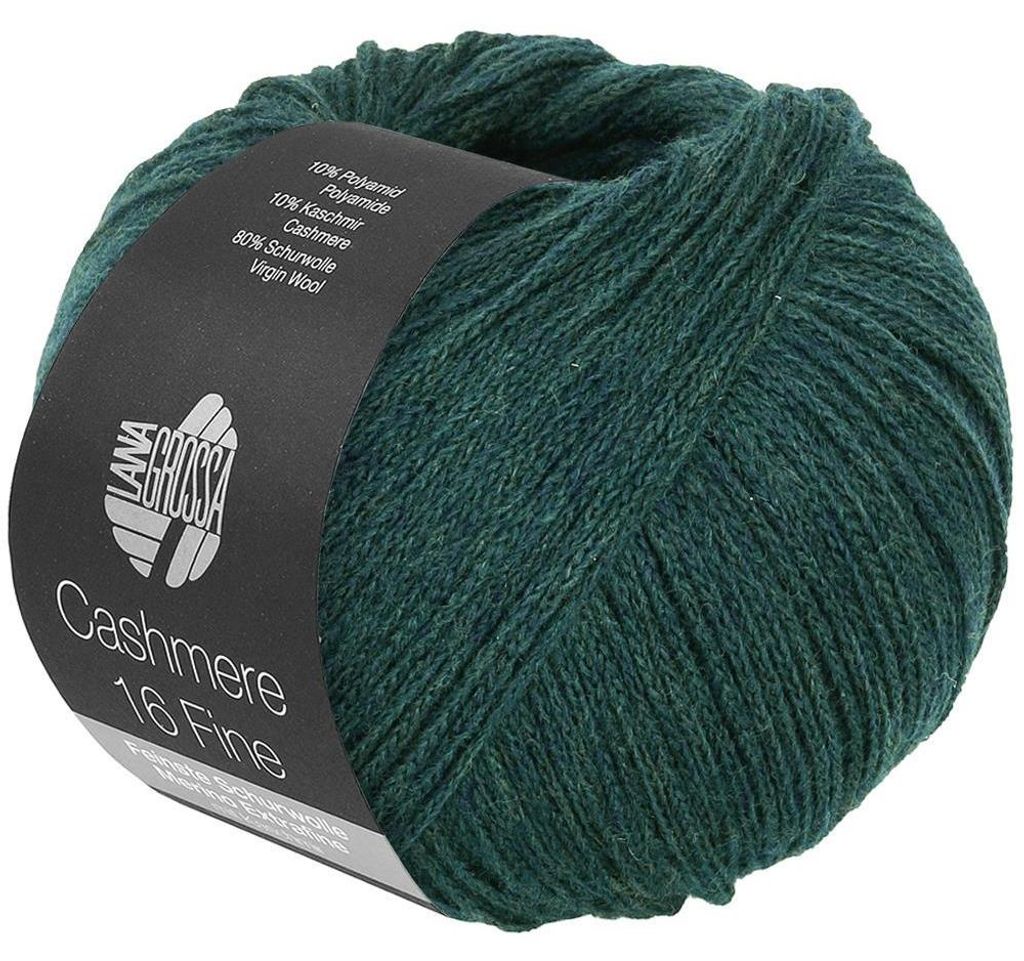 Lana Grossa - Cashmere 16 Fine 0066 tiefseegrün