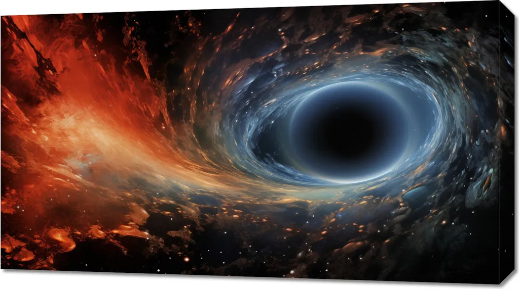 Quadro Universo 90x50 cm - Porta le stelle in casa tua | Tela Arredo