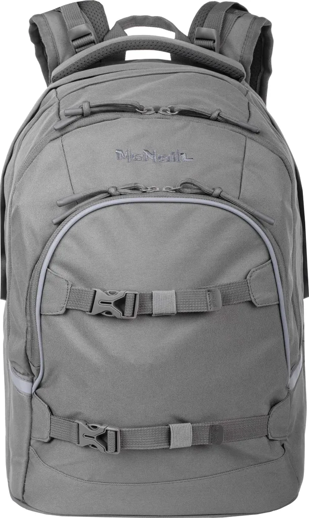 Cartable McNeill Milo Grey Taupe - Sac à dos d'école CP au CM2