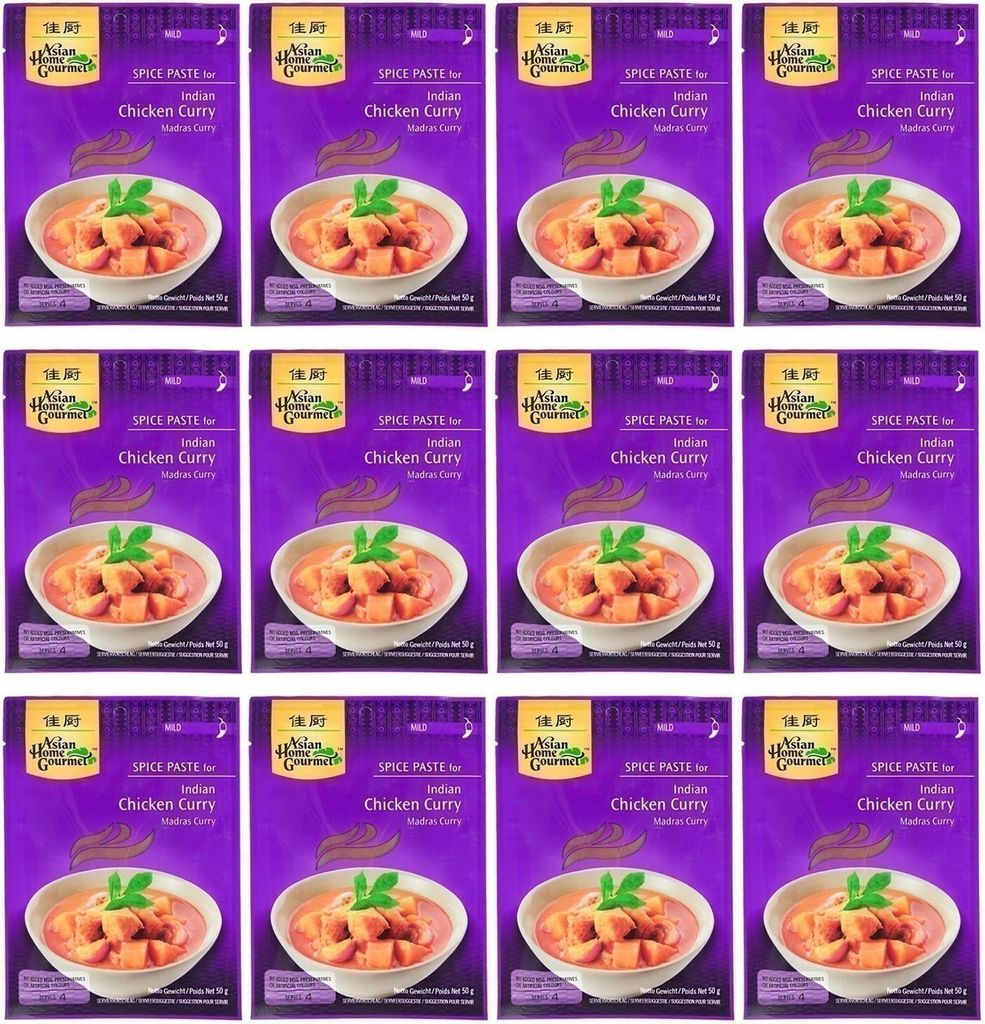 AHG MADRAS Currypaste 12x50g