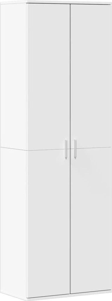 vidaXL Highboard Weiß 60x35x180 cm Holzwerkstoff