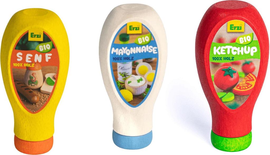 Erzi Kaufladenzubehör-Set Saucen Produktbild 