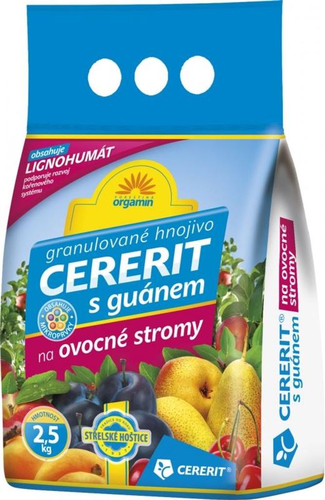 Cererit ORGAMIN s guánom pre ovocné stromy a kríky 2,5kg Obrázok produktu 