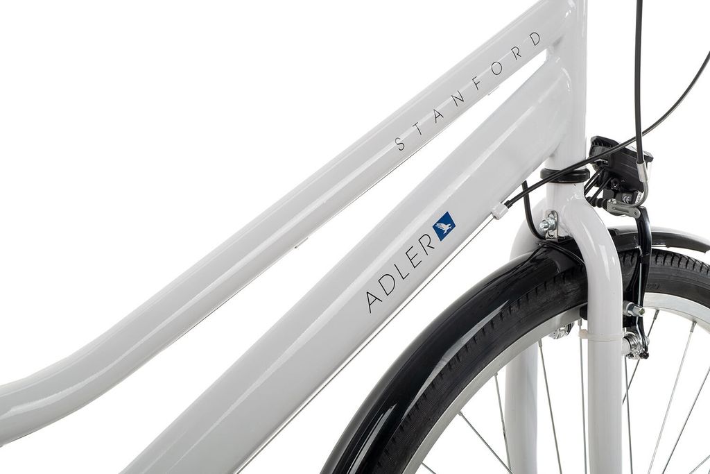 Adler Stanford Trapez Damen Citybike 28 Zoll weiss 55 Produktbild 6
