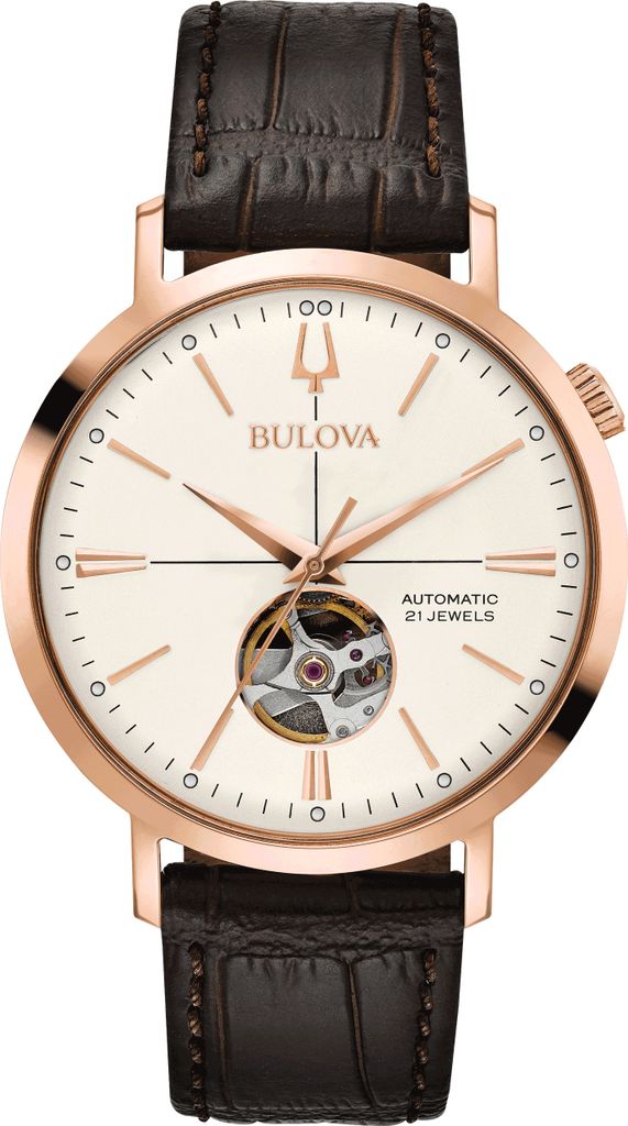 Bulova 97A136 Klassik Automatik Herrenuhr 41mm 3ATM