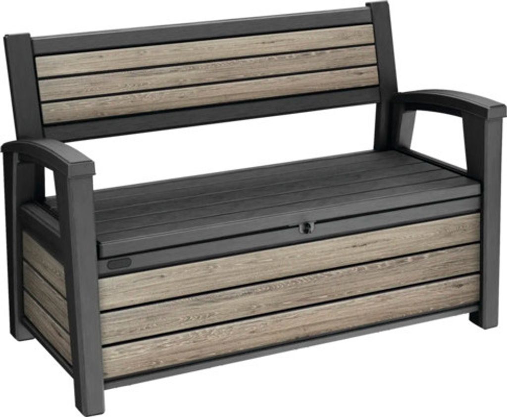 Gartenbank Keter Ashwood anthrazit/braun Produktbild 