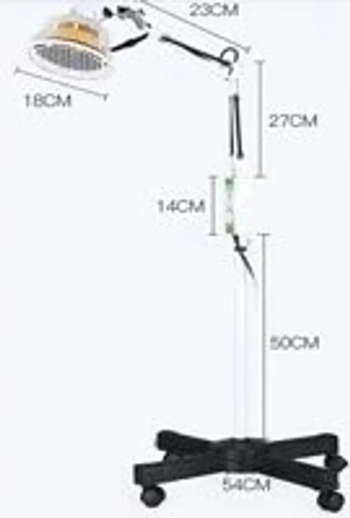 Lampe Chauffante TDP Infrarouge 250W avec Minuteur et Pied Amovible