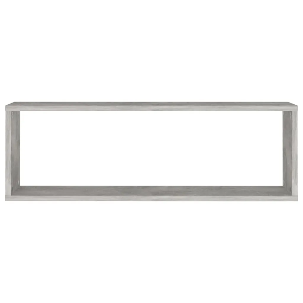 Set 4 Mensole Parete 80x15x26,5 Grigio Cemento - vidaXL Design Cubo - 14
