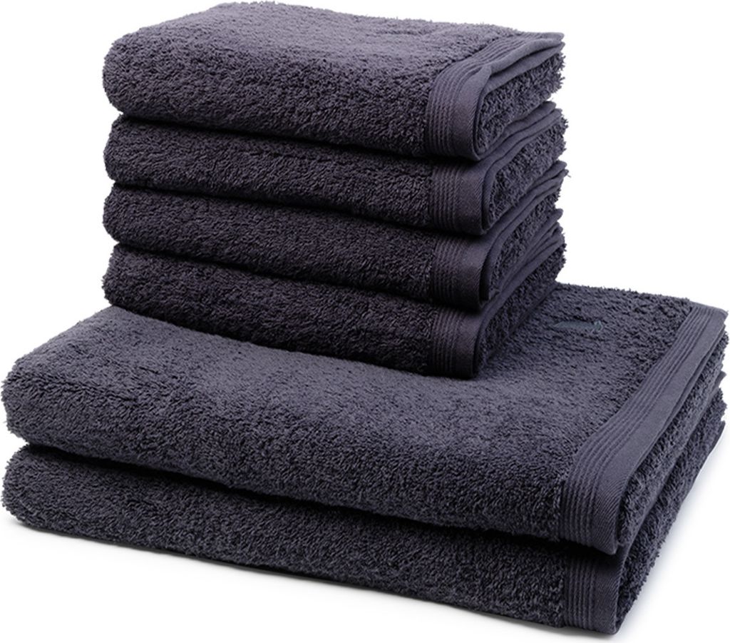 Möve Superwuschel 4 X Handtuch 2 X Duschtuch im Set Extraweiches Handtuch, Aus 100% hochwertiger Baumwolle, Mit eingesticktem Markenlogo