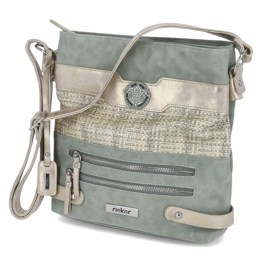 Sac à main vert Rieker pour femme format moyen élégant et moderne - 18