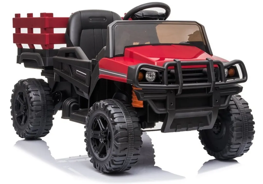 Pickup enfant Samay Rouge bimoteur 45W et télécommande parentale 2,4