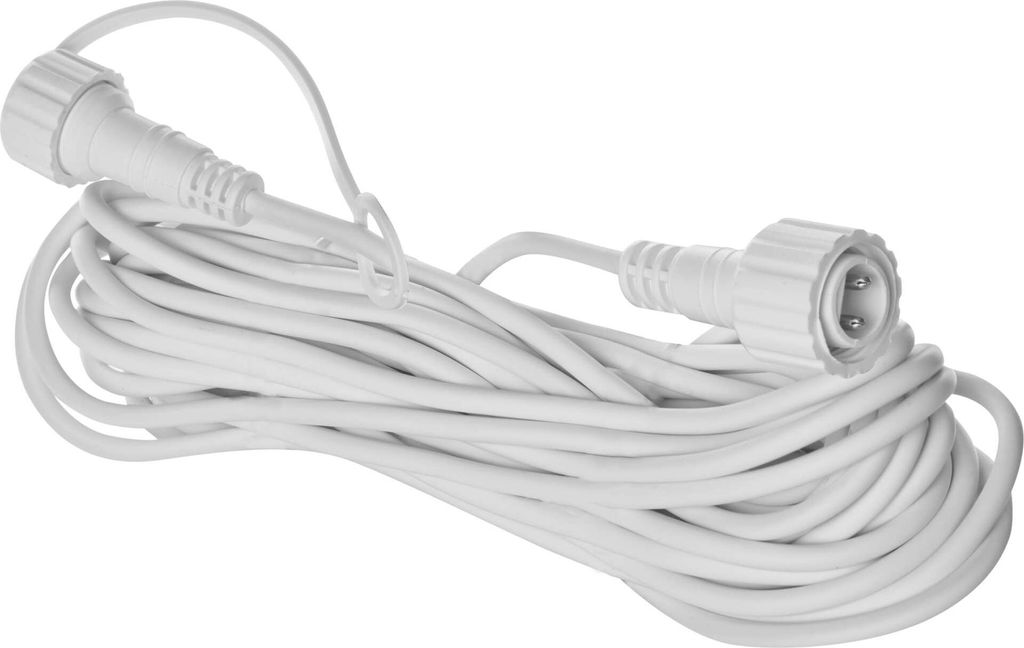 Prodlužovací kabel pro spojovací řetězy Profi bílý, 10 m, venkovní i vnitřní