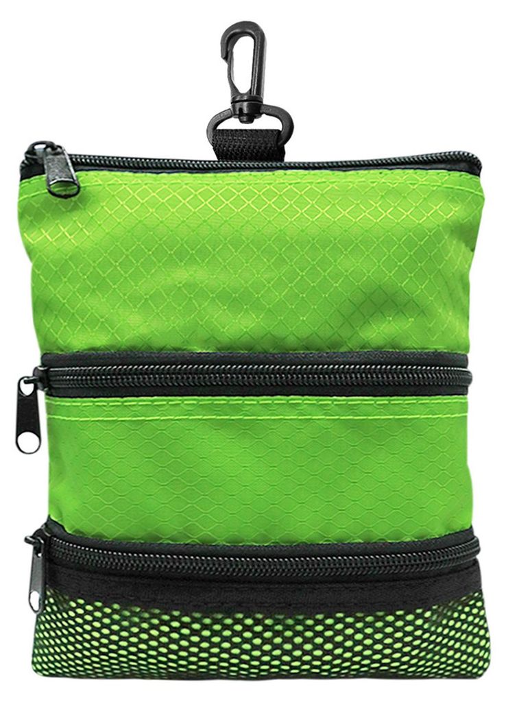Golfballtasche mit Hüftclip, 3 Fächern, wasserdichtem Nylon, Golfball-Tee-Werkzeug-Zubehör-Organizer-Tasche, Halter, Geschenk für Golfbegeister...