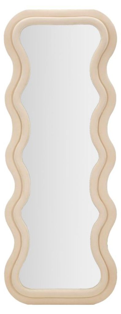 FURNLUX Lustro ścienne Emily Beige 60cm / Kolor główny: Zdjęcie produktu 