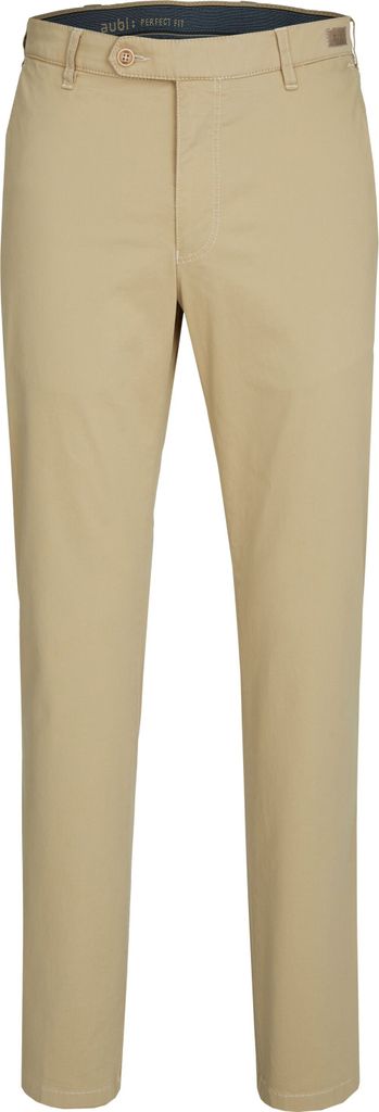 aubi Perfect Fit Herren Sommer Hose Baumwollhose High Flex Broken Twill Modell 526 gelb Größe 56