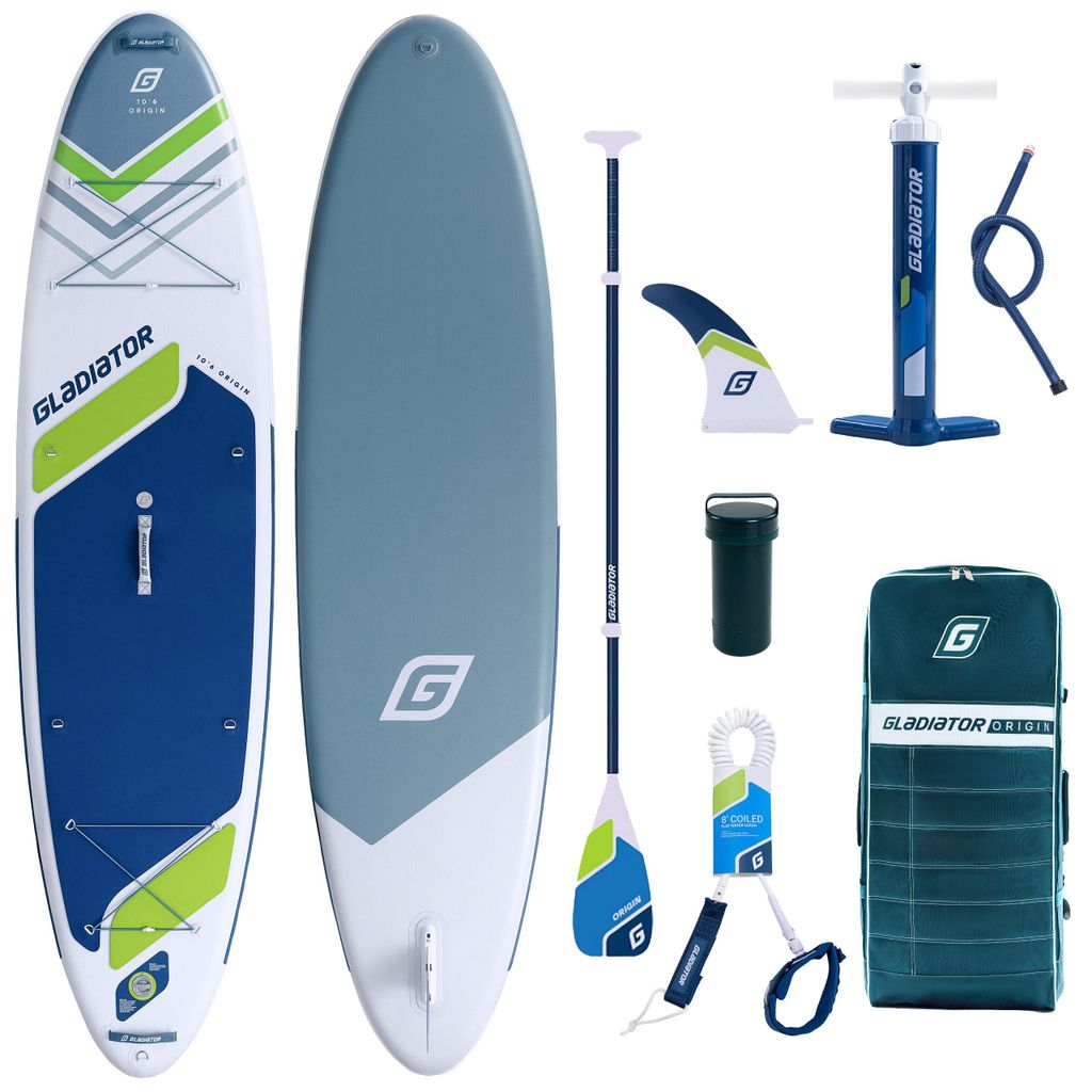 Gladiator ORIGIN 10'6 SUP Board Allround 2026 aufblasbar Komplettset