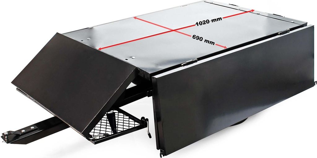 Wiltec Kippanhänger 166,5 x 77,5 x 106 cm 300 kg, Anhänger Produktbild 4