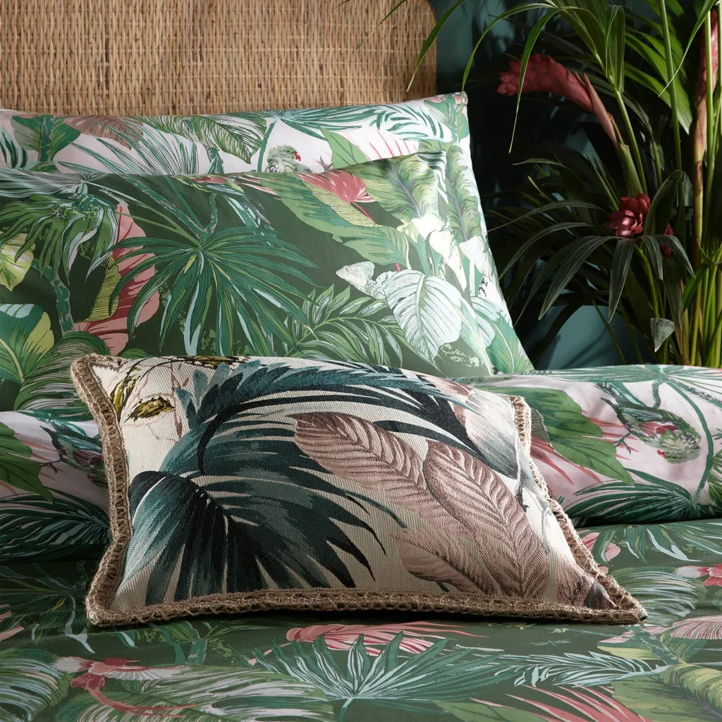 Parure de lit confortable Amazonia Rainforest Jade Superking RV2139 - 4
