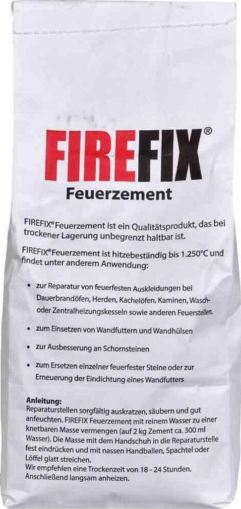 FIREFIX Feuerzement, 2 kg Sack Produktbild 