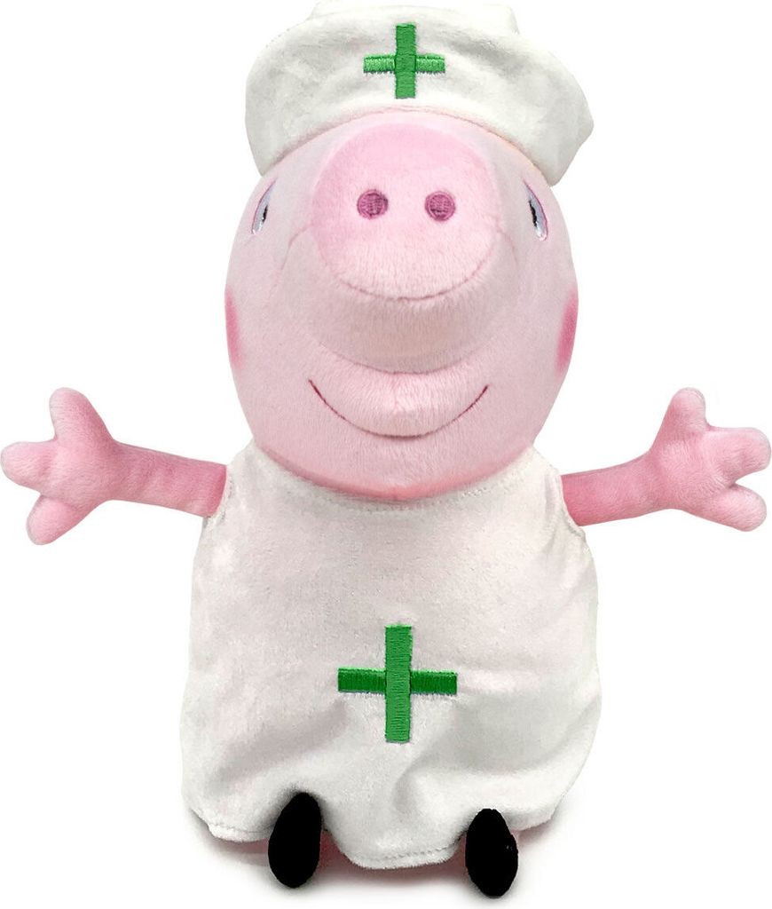 Peppa Pig Krankenschwester - Plüschfigur 20cm