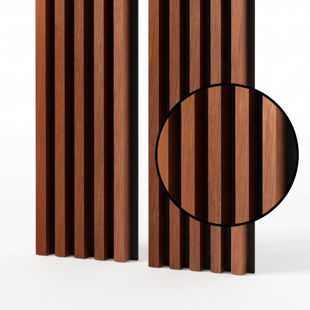 MEBANO. Akustikpaneele Holz 240 x 53 cm, Farbe: Kupfer Produktbild 