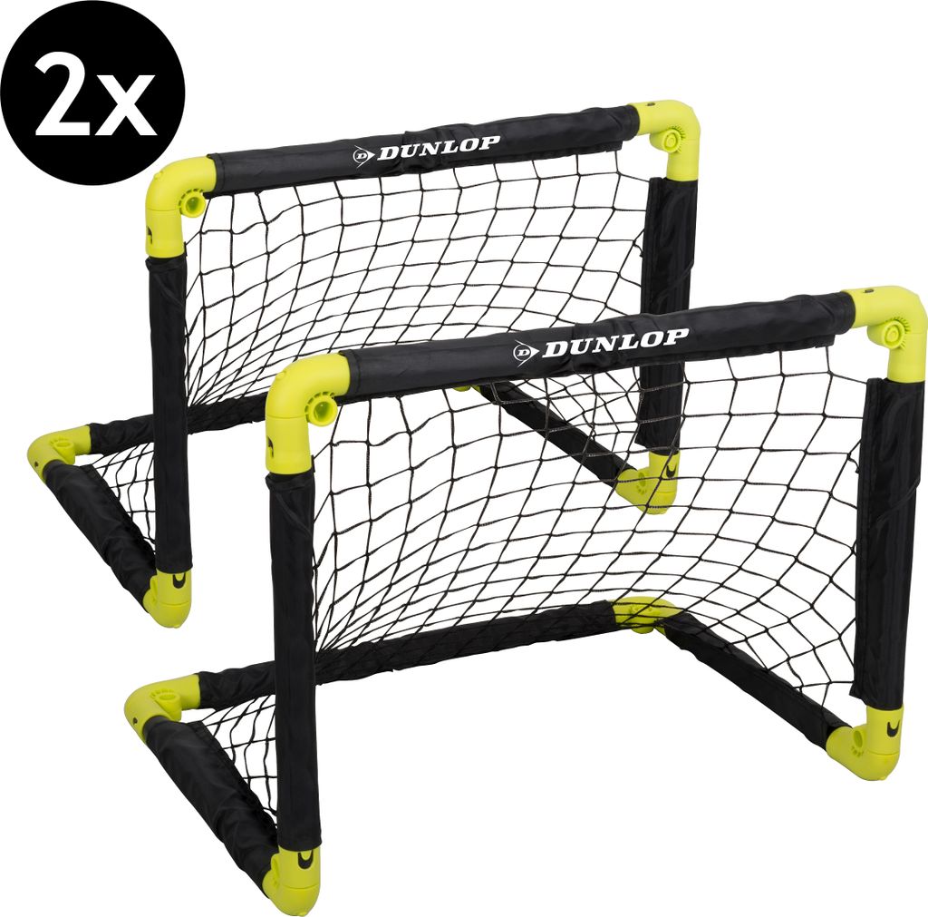 Dunlop Fußballtor 50 x 44 x 44 cm - Fußballtore Set von 2 - Produktbild 