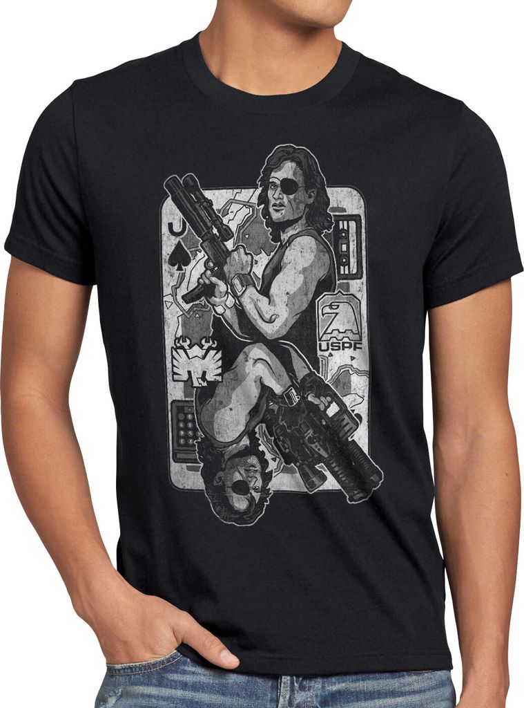 style3 Snake Plissken Herren T-Shirt die klapperschlange new york